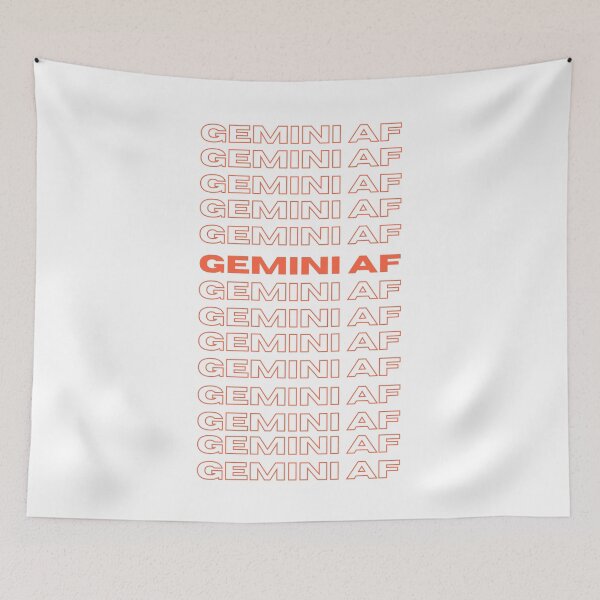 Item preview, Gemini AF minimalist lettering designed and sold by DesignCollectiv.