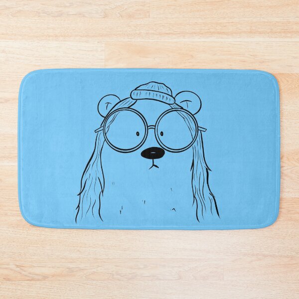 Item preview, Hipster Bear | Cartoon bear | cute illustration by Katie Stotter designed and sold by Katie Stotter.