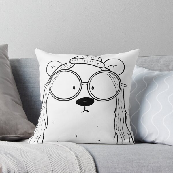 Item preview, Hipster Bear | Cartoon bear | cute illustration by Katie Stotter designed and sold by Katie Stotter.