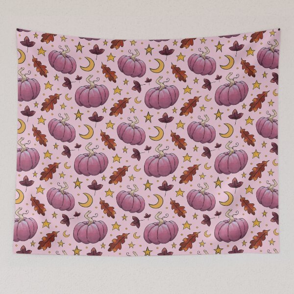 Item preview, Pink Pumpkin Pattern designed and sold by Ellen Wilberg.