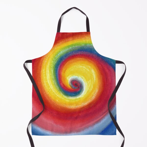 Item preview, Rainbow Spiral Watercolor designed and sold by Lily Rose Doodle.