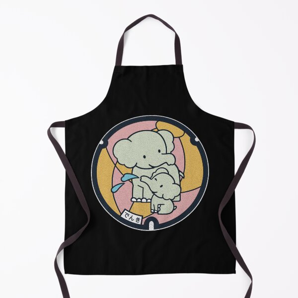 Item preview, Yokohama Zoo Manhole Cover Art Elephant designed and sold by Musashi1996Art.