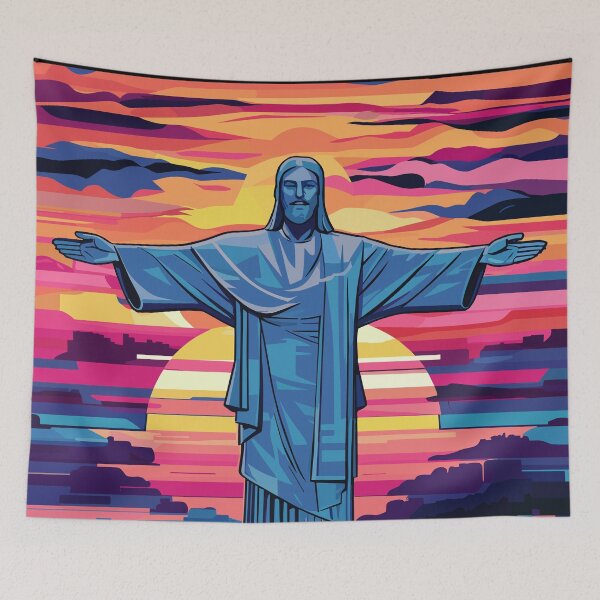 Item preview, Brazilian Christ the Redeemer Paper Art designed and sold by paulo silveira.