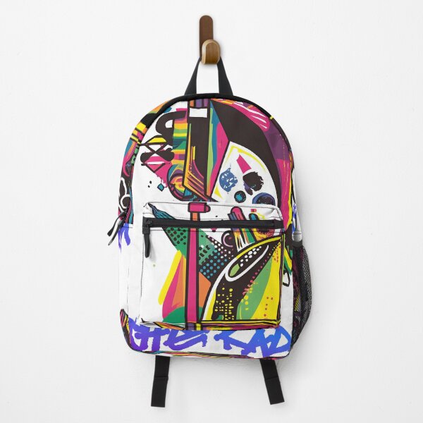 Item preview, Vibrant Pop Art Helmet - Black Visor - Blue/Purple Gradient Text designed and sold by Artsy Sharky.
