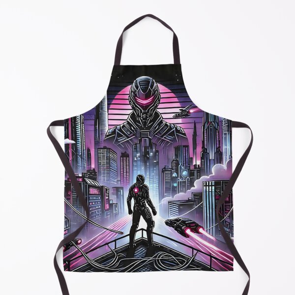 Item preview, Cyberpunk Cityscape - Futuristic Neon Design designed and sold by houssy2004.