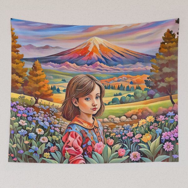 Item preview, Արարատի սիրուն աղջիկ Beautiful girl from Ararat designed and sold by doniainart.