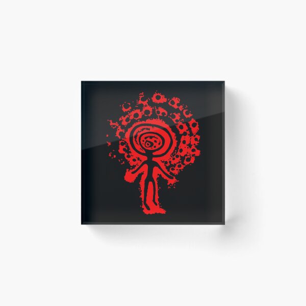 Item preview, SUN HEADED DEITY. TANGALY. RED. designed and sold by 5hertz.
