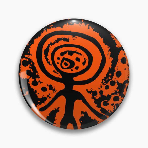 Item preview, SUN HEADED DEITY. TANGALY. ORANGE. designed and sold by 5hertz.