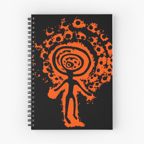 Item preview, SUN HEADED DEITY. TANGALY. ORANGE. designed and sold by 5hertz.