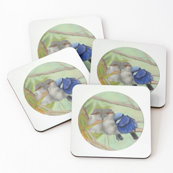 Item preview, Three Fairy Wrens  designed and sold by JessicaKeegan.