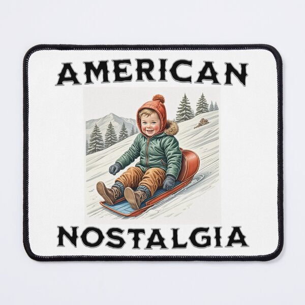 Item preview, American Nostalgia Vintage Sledding T-Shirt designed and sold by soflomerc.