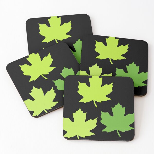 Item preview, Colorful maple leaves. Shades of celadon green. designed and sold by My-fake-places.