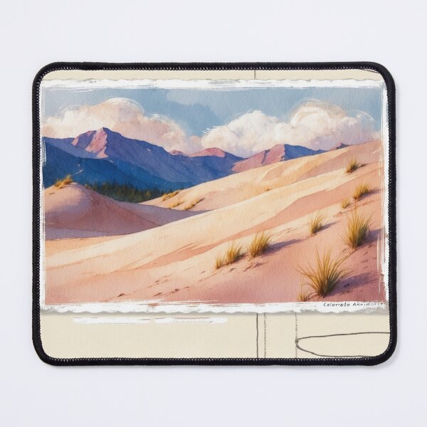 Item preview, Great Sand Dunes National Park Postcard Vintage Retro Travel designed and sold by TravelPostcardGems.