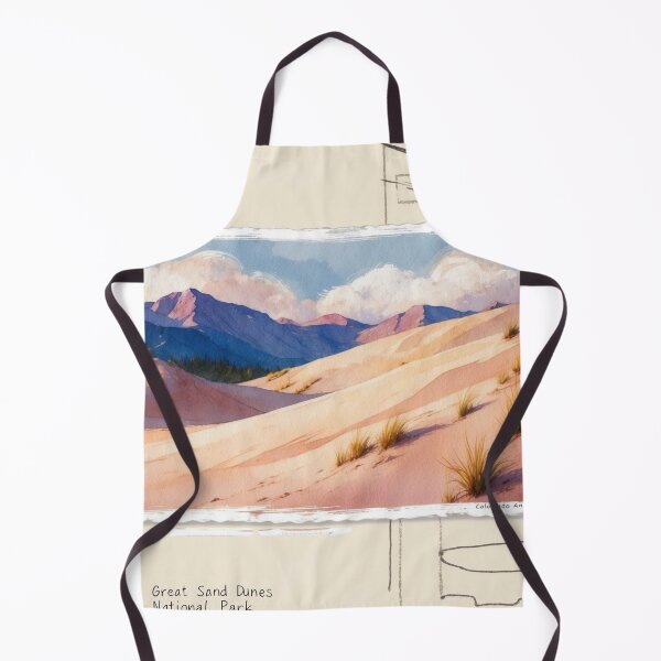 Item preview, Great Sand Dunes National Park Postcard Vintage Retro Travel designed and sold by TravelPostcardGems.