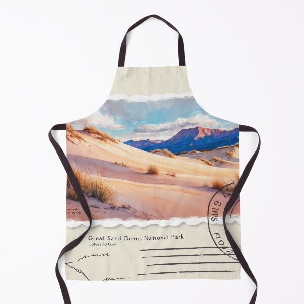 Item preview, Great Sand Dunes National Park Postcard Vintage Retro Travel designed and sold by TravelPostcardGems.