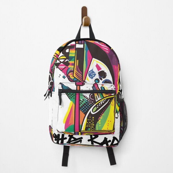Item preview, Vibrant Pop Art Helmet - Black Visor - Black Text designed and sold by Artsy Sharky.