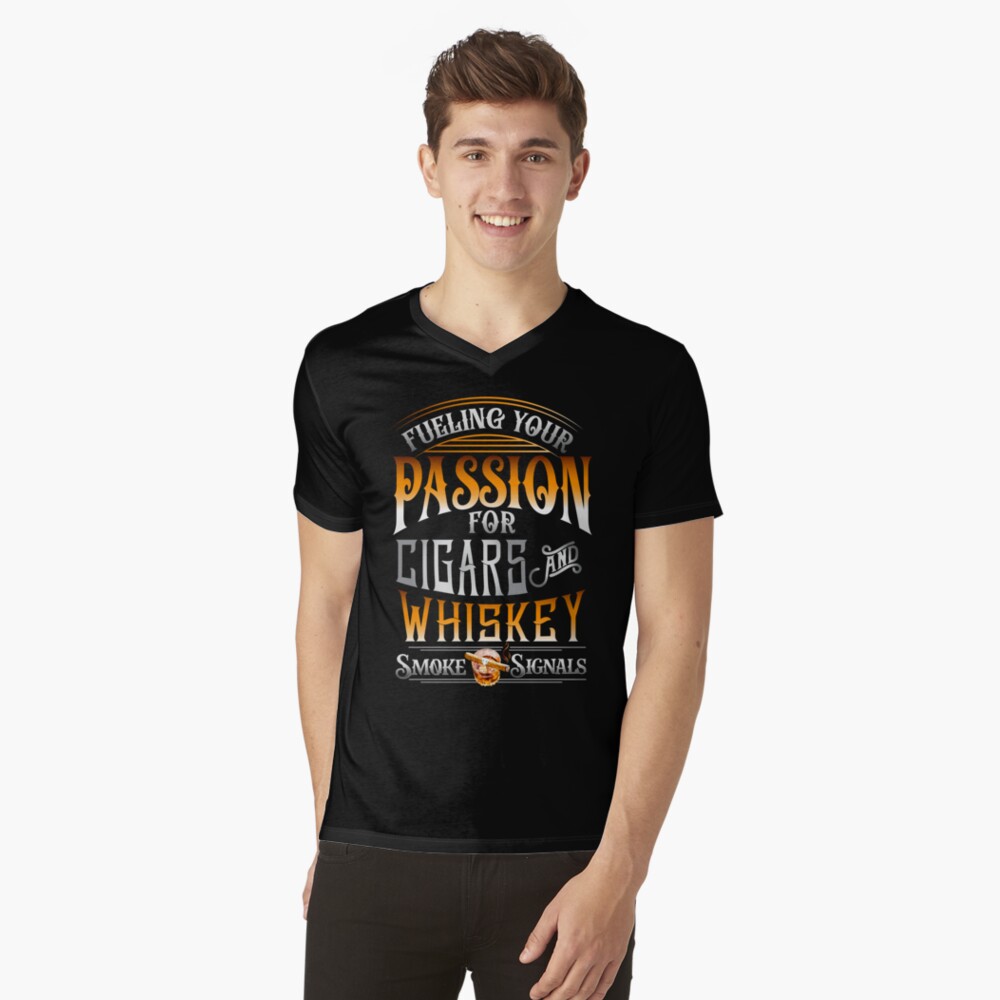 Item preview, V-Neck T-Shirt designed and sold by TheSmokeSignals.