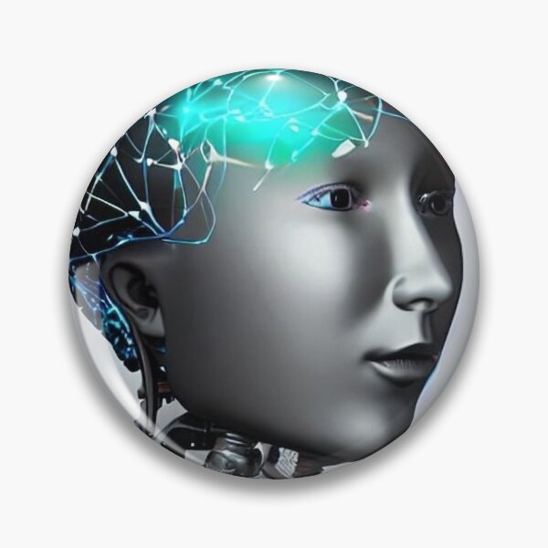 Item preview, Head of android woman in a laboratory designed and sold by NokenaDesign.