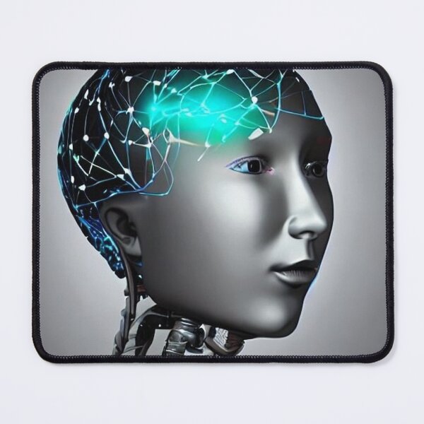 Item preview, Head of android woman in a laboratory designed and sold by NokenaDesign.
