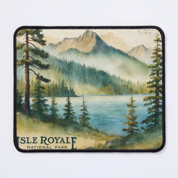 Item preview, Isle Royale National Park Postcard Vintage Retro Travel designed and sold by TravelPostcardGems.