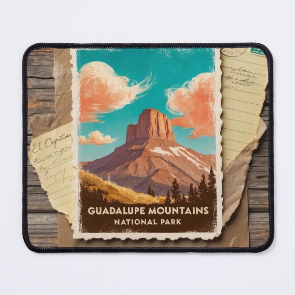 Item preview, Guadalupe Mountains National Park Postcard Vintage Retro Travel designed and sold by TravelPostcardGems.