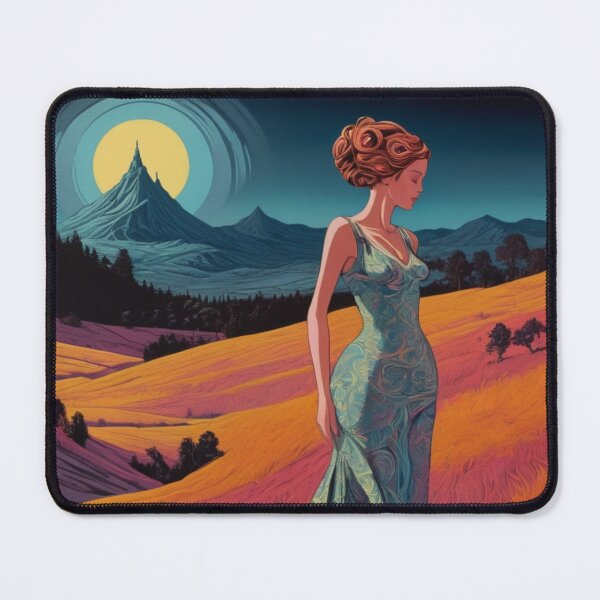Item preview, Layered hills leading to mountains under a twilight sky designed and sold by KilianSzmid.