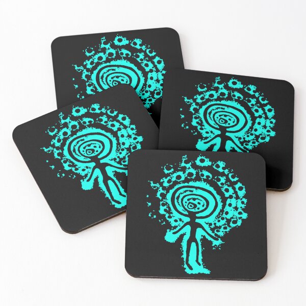 Item preview, SUN HEADED DEITY. TANGALY. BLUE. designed and sold by 5hertz.