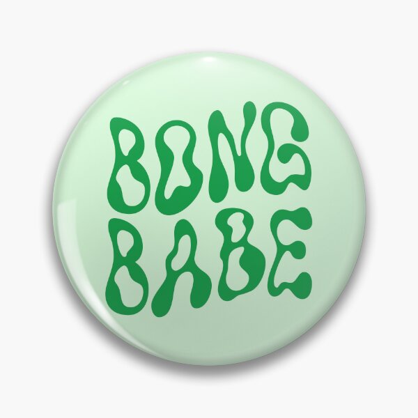 Item preview, Bong Babe- Wavy Green 420 designed and sold by wildeweed.