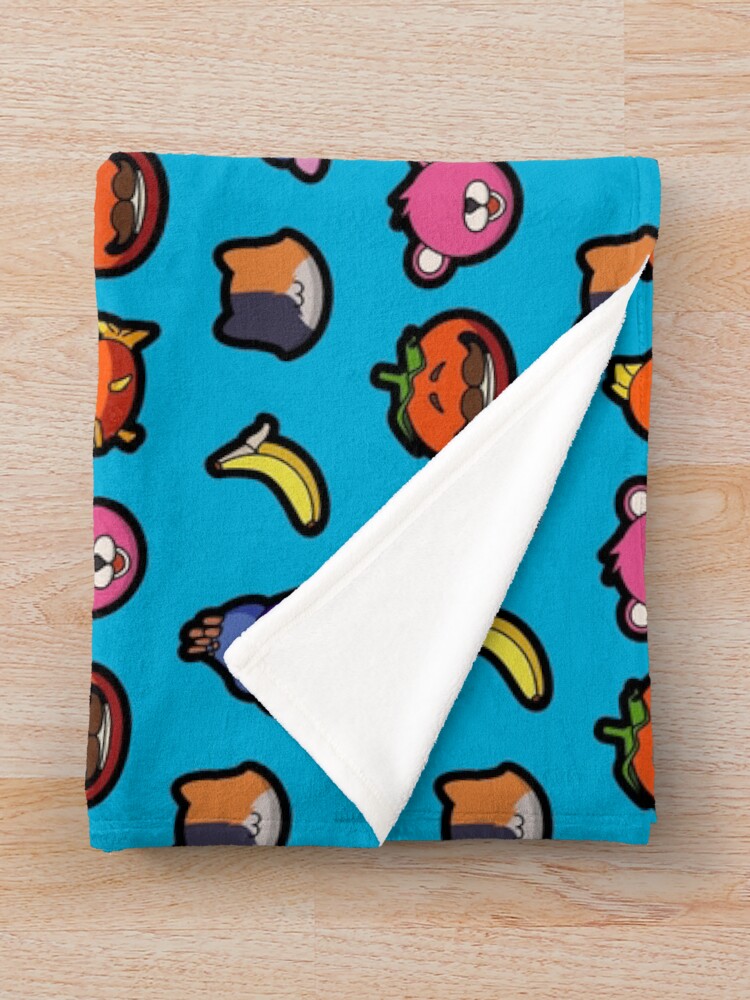 Fortnight Icons Throw Blanket