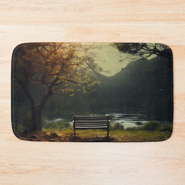 Item preview, Tranquil Landscape with Bench designed and sold by Divinitree.