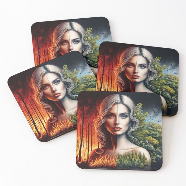 Item preview, Nymph War: Fire vs Earth (Round 3) designed and sold by MaddFictional.