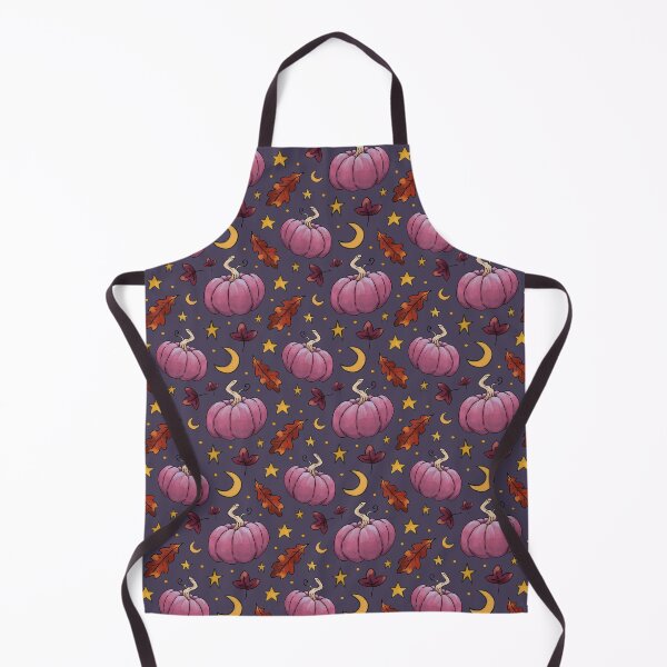 Item preview, Pink Pumpkin Pattern - on blue designed and sold by Ellen Wilberg.