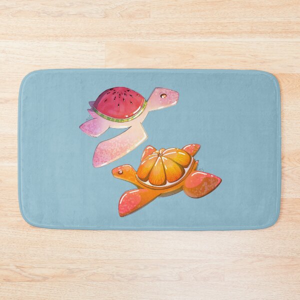 Item preview, clementine + watermelon turtles designed and sold by FinnleyScribble.