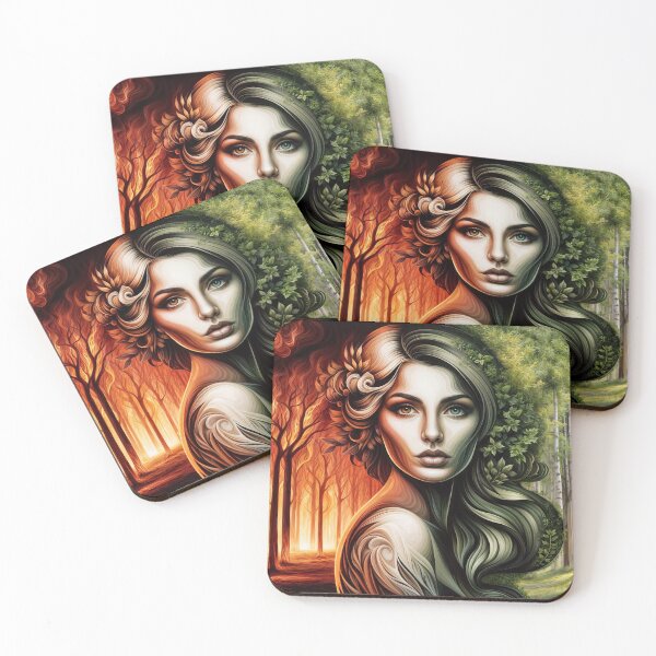 Item preview, Nymph War: Fire vs Earth (Round 4) designed and sold by MaddFictional.