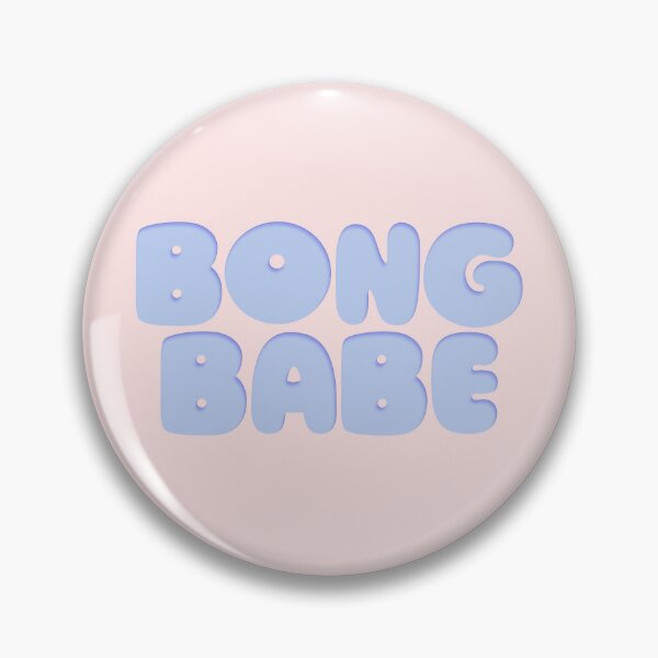 Item preview, Bong Babe - Light Blue Bubble Letter designed and sold by wildeweed.