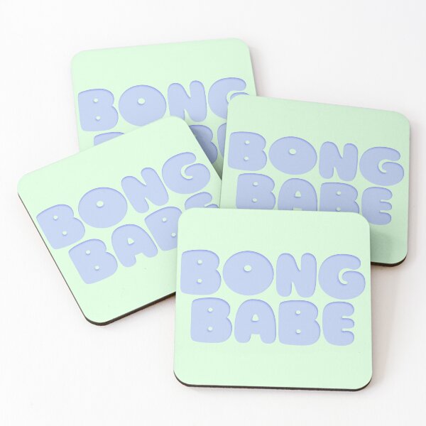 Item preview, Bong Babe - Light Blue Bubble Letter designed and sold by wildeweed.