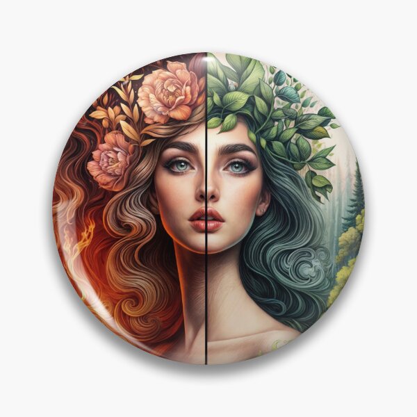 Item preview, Nymph War: Fire vs Earth (Round 5) designed and sold by MaddFictional.