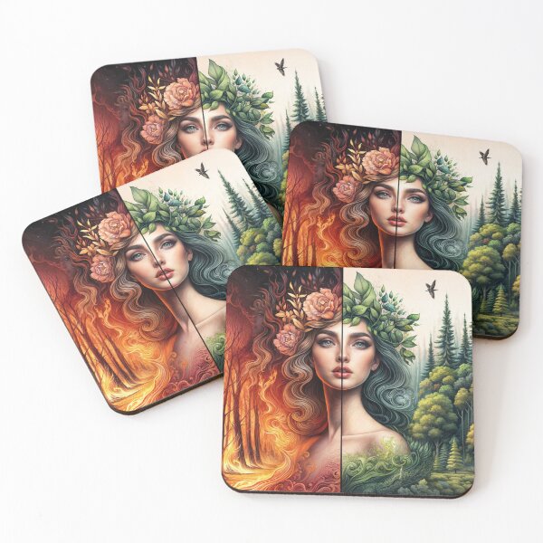 Item preview, Nymph War: Fire vs Earth (Round 5) designed and sold by MaddFictional.