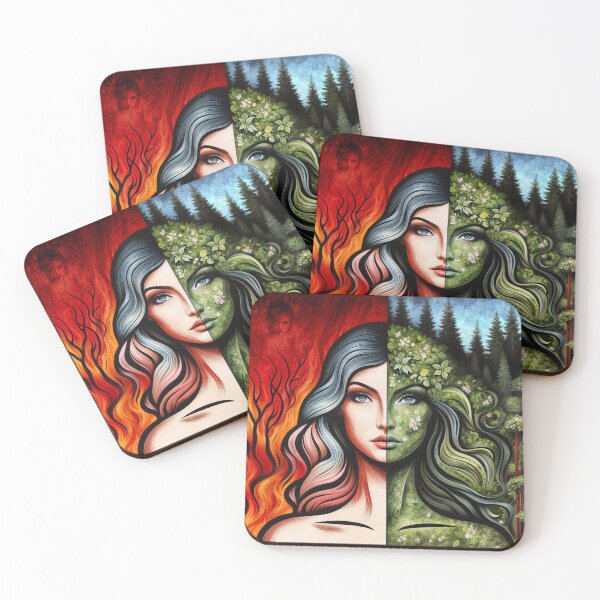 Item preview, Nymph War: Fire vs Earth (Round 6) designed and sold by MaddFictional.