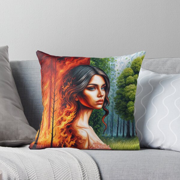Item preview, Nymph War: Fire vs Earth (Fire Wins) designed and sold by MaddFictional.