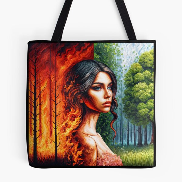 Item preview, Nymph War: Fire vs Earth (Fire Wins) designed and sold by MaddFictional.