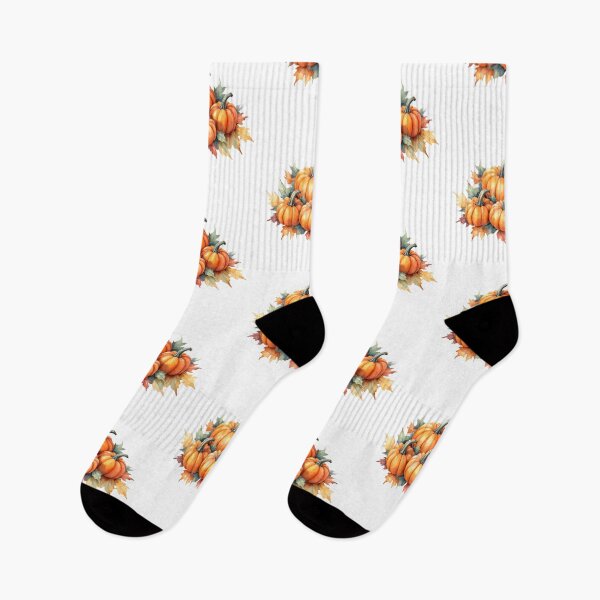 Item preview, Watercolor Autumn Pumpkins and Leaves designed and sold by silviaol.