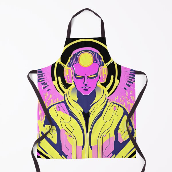 Item preview, Neon-Glowing Cyberpunk Angel T-Shirt - Futuristic Hip God with Electric Halo Art D14 designed and sold by pixelandcrafted.