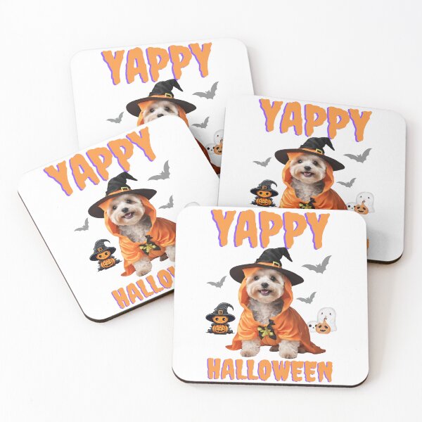 Item preview, Yappy Halloween Maltipoo Greeting Card – Cute Halloween Card for Maltipoo Lovers designed and sold by Fredster1966.