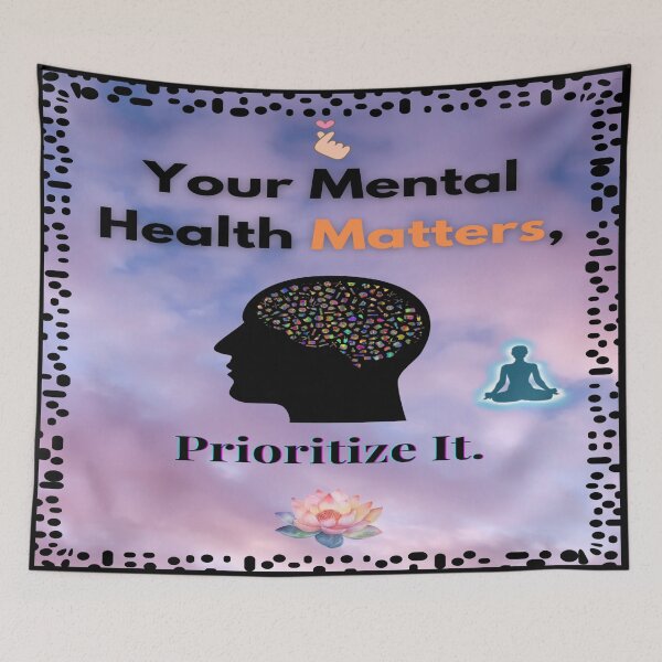 Item preview, Your Mental Health Matters designed and sold by Art With Impact – Statement Art & Apparel for Deep Thinkers.