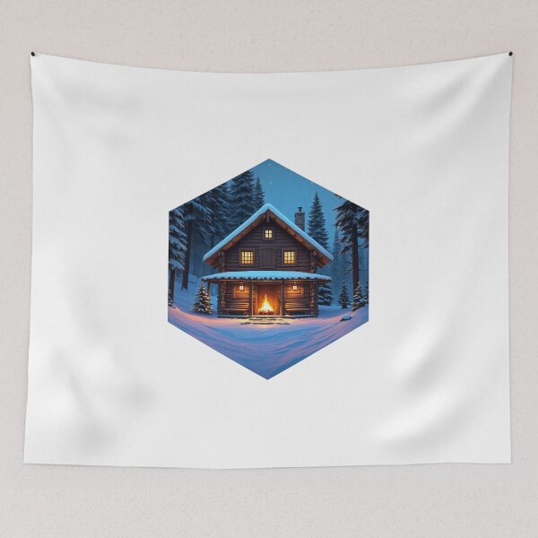 Item preview, Cozy Wood Cabin designed and sold by AbsoluteA.