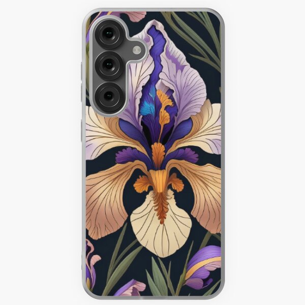 Vista previa del artículo con la obra «Flor de iris», diseñado y vendido por MySignatureItems.