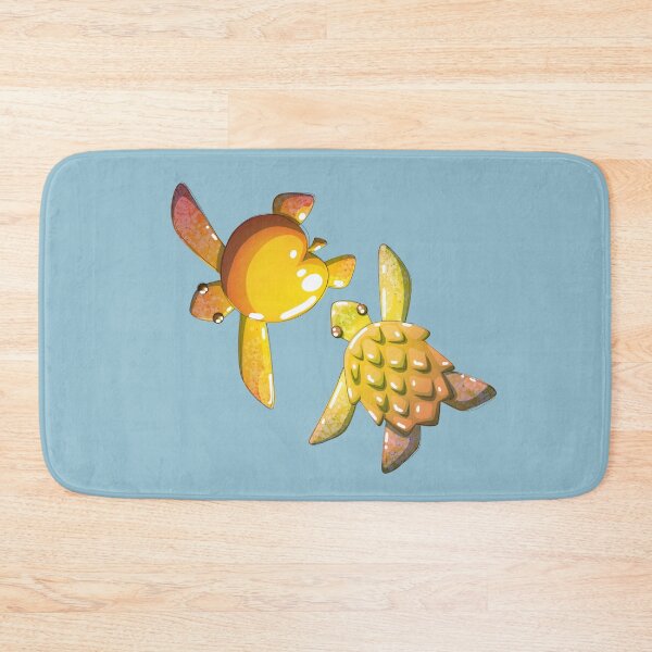 Item preview, peach + pineapple turtles designed and sold by FinnleyScribble.