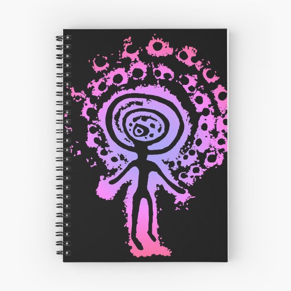Item preview, SUN HEADED DEITY. TANGALY. PINK/BLUE. designed and sold by 5hertz.