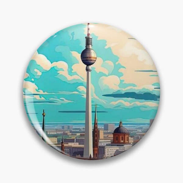 Item preview, Berlin Germany Vintage Travel and Tourism Advertising Print designed and sold by posterbobs.